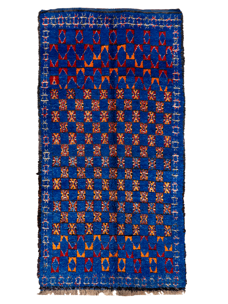 Beni Guigou's Vintage Checkered Indigo - Salam Hello