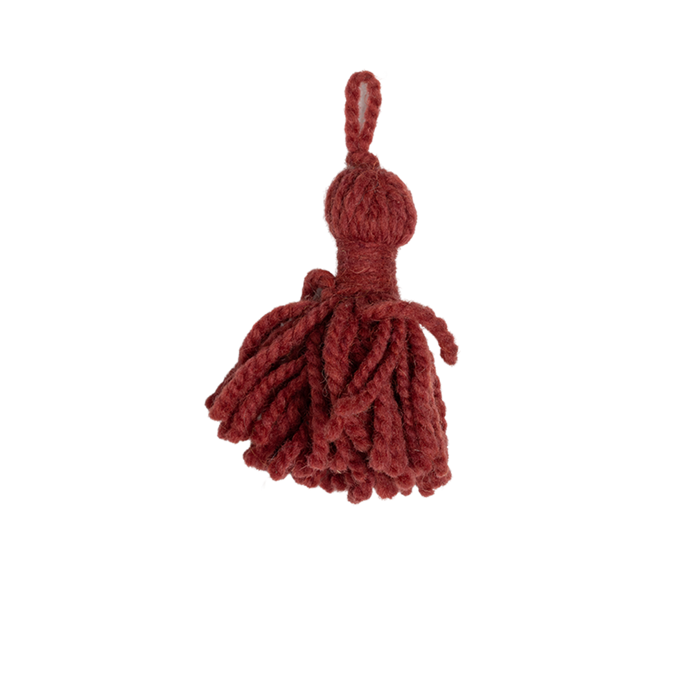 708 Vermilion | Wool Pom - Salam Hello