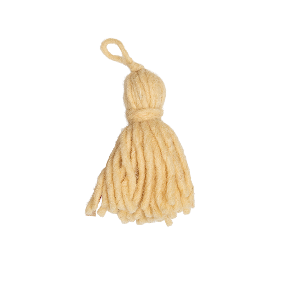 AL 02 Cream AL | Wool Pom - Salam Hello