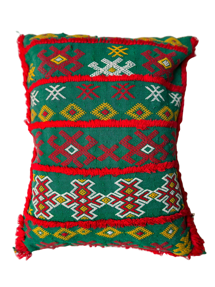 Kalaat M'Gouna's Zemmour Hanbel Pillow - Spider, Evil Eye