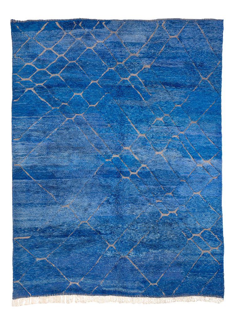 M’rirt’s Layered Cobalt Hand-Knot - Salam Hello