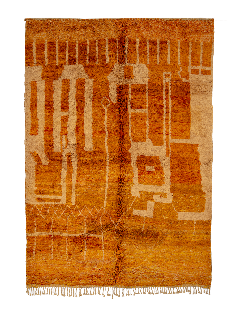 M’rirt’s Saffron Drawn Hand-Knot - Salam Hello