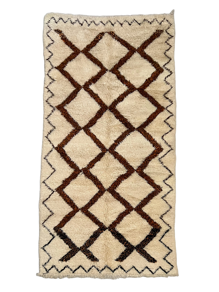 Marmoucha's Rust Speckled Trellis Hand-Knot