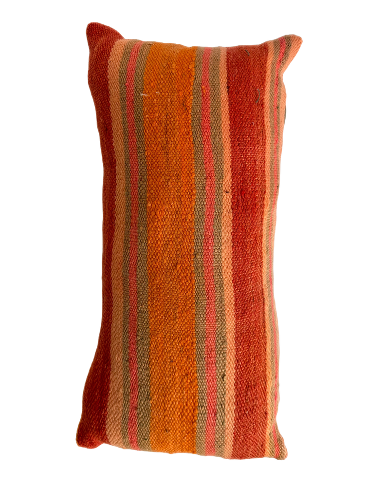 Ouaouzguiti Association's Striped Hanbel - Orange/Red