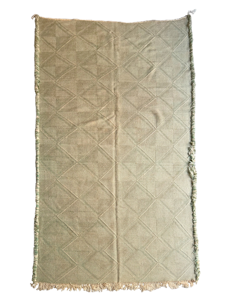 Rokia's Celadon Flatweave