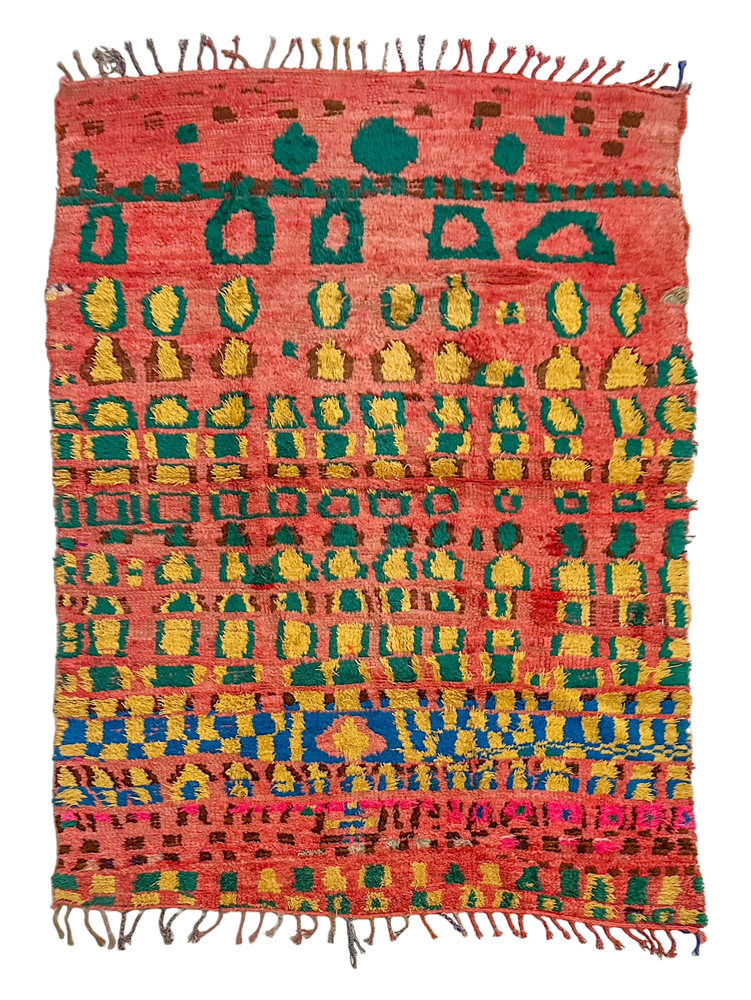 Tachrafat Coral Print Vintage Boujad - Salam Hello
