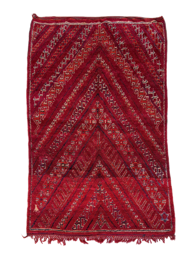 Timahdite's Maroon Vintage Beni M’Guild - Salam Hello