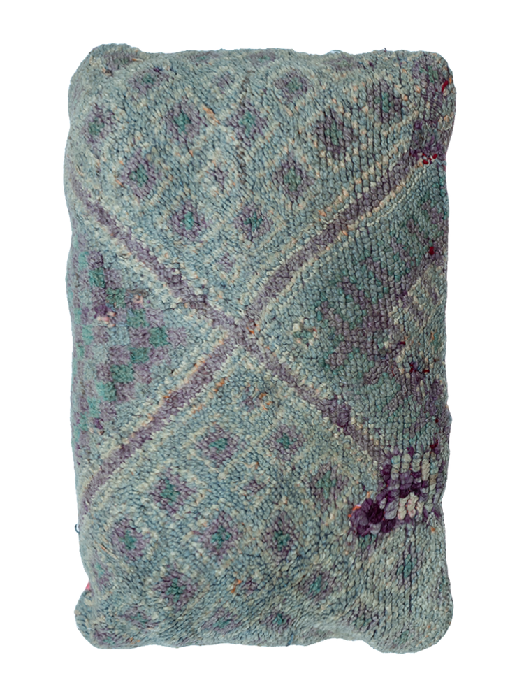 Vintage Beni M'Guild Pillow - Muted Aqua - Salam Hello