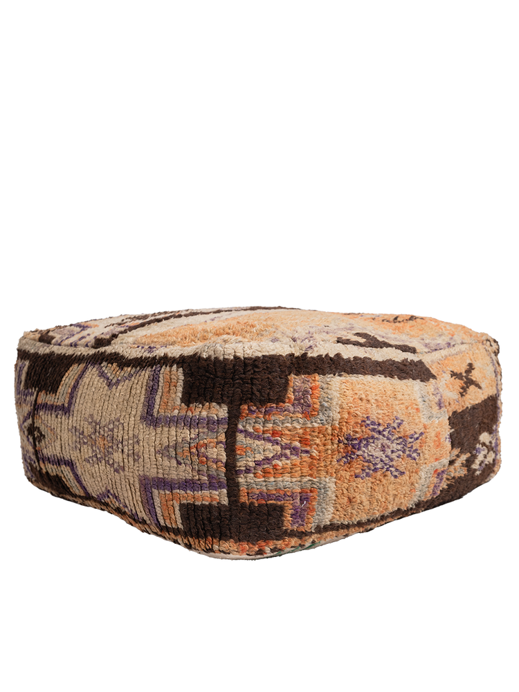 Vintage Beni M'Guild Pouf - Sandy Ochre - Salam Hello