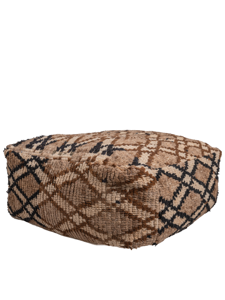 Vintage Khenifra Pouf - Neutral - Salam Hello