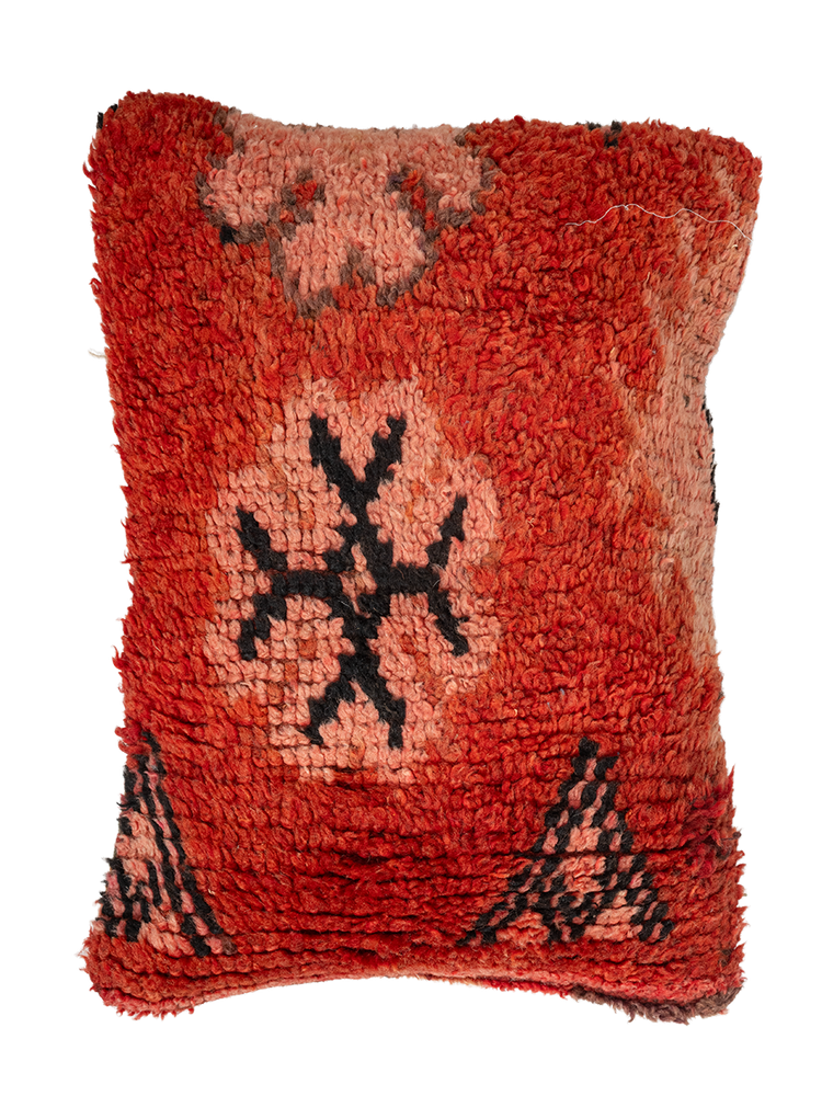 Vintage Rhamna Pillow - Symbolic Rustic Red - Salam Hello