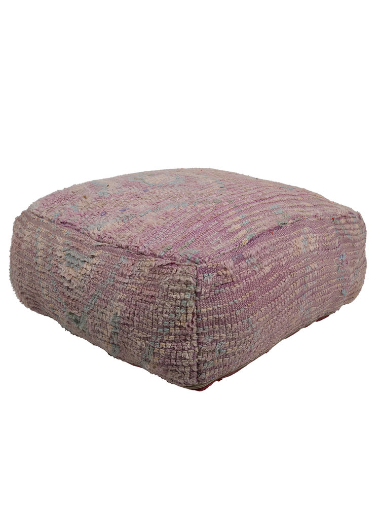 Vintage  Rhamna Pouf -  Pastel Amethyst - Salam Hello