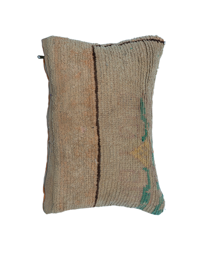 Vintage Talsint Pillow - Faded Neutral Hues - Salam Hello