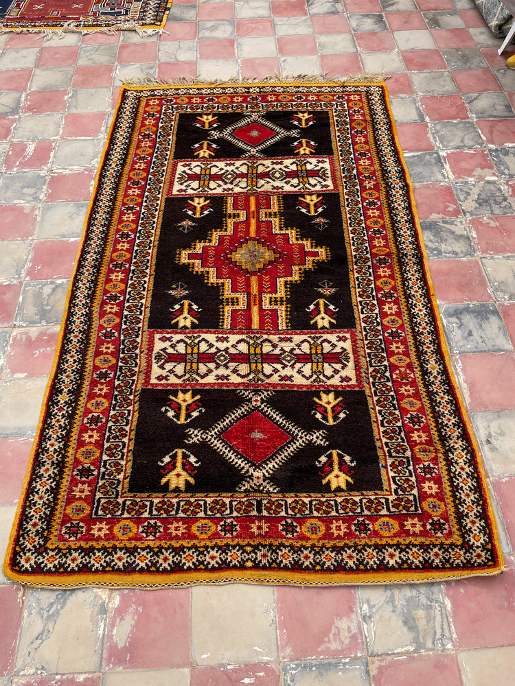 Ija's Emblematic Vintage Rug - Salam Hello