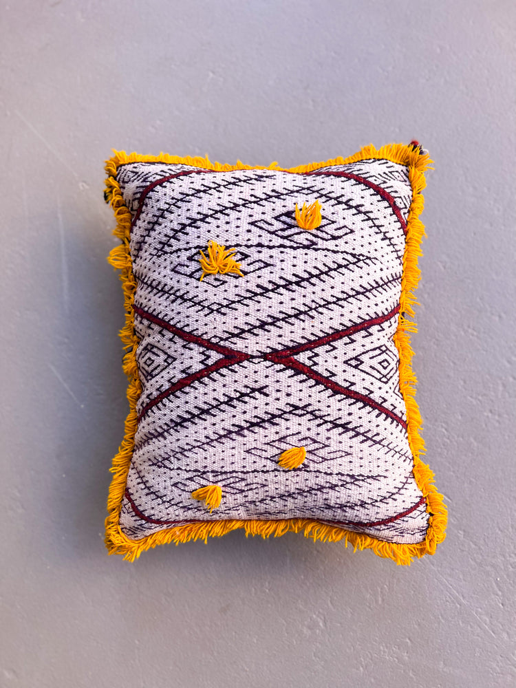 Ain Leuh Pillow - Yellow Accent Respect - Salam Hello