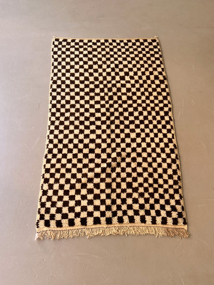 Mlouka's Checkered Vintage Hand-Knot - Salam Hello
