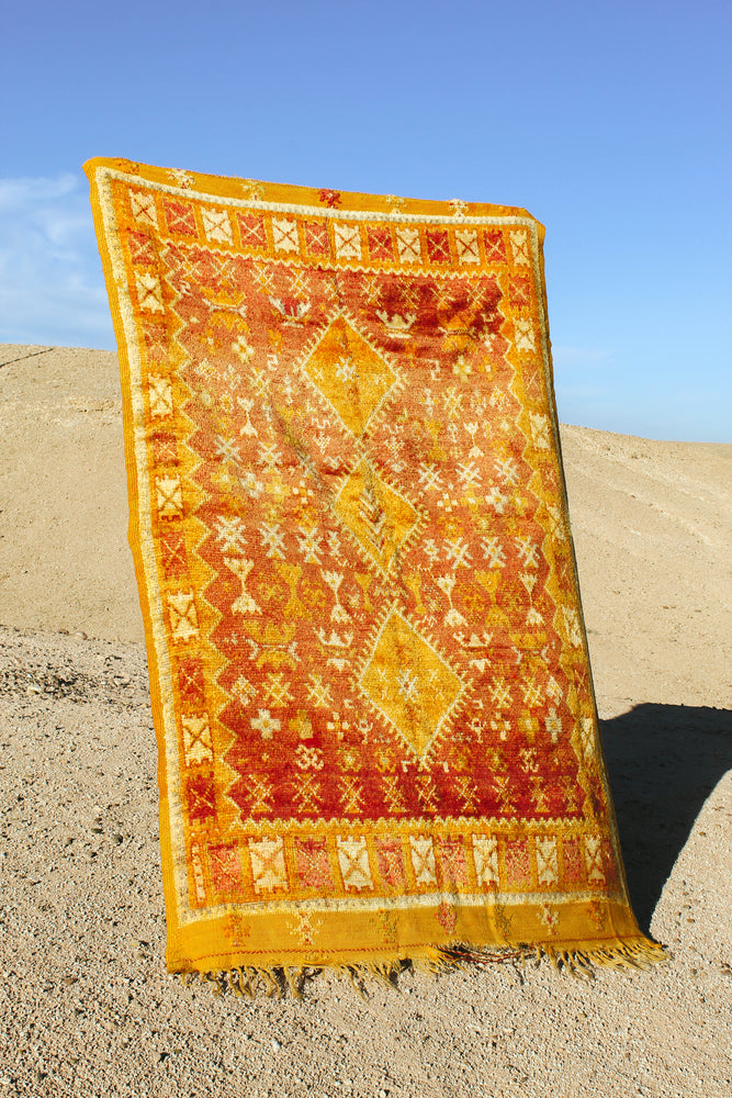 Fatima’s Rustic Vintage Rug - Salam Hello